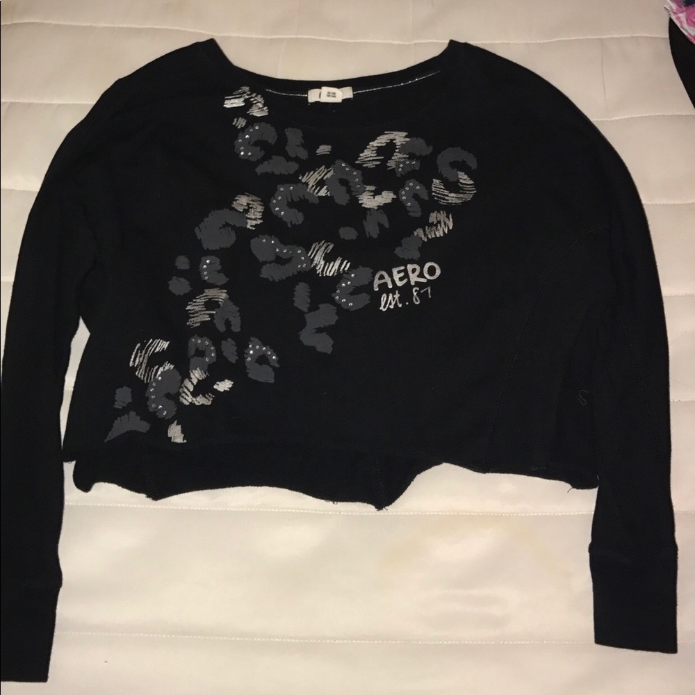 Aeropostale cropped sweatshirt